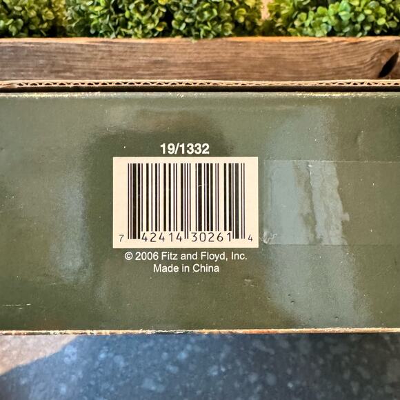 Fitz and Floyd Classics Old World Santa Canape Plate Clairmont Collection 2006 - Picture 8 of 8